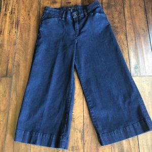 BCBG MAXAZRIA crop wide leg jeans